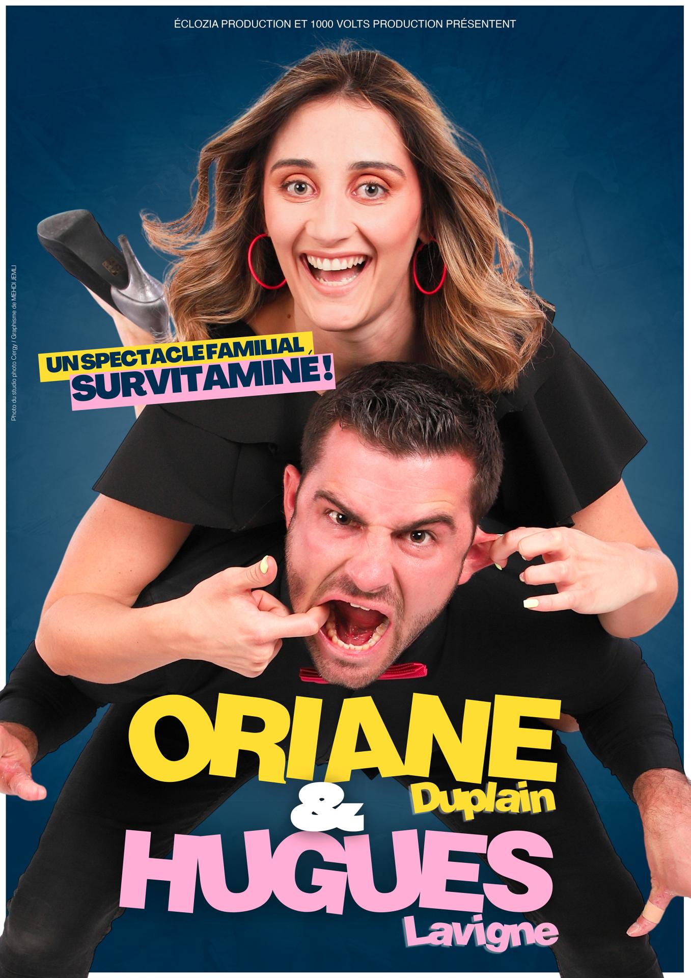 Affiche spectacle oriane et hugues